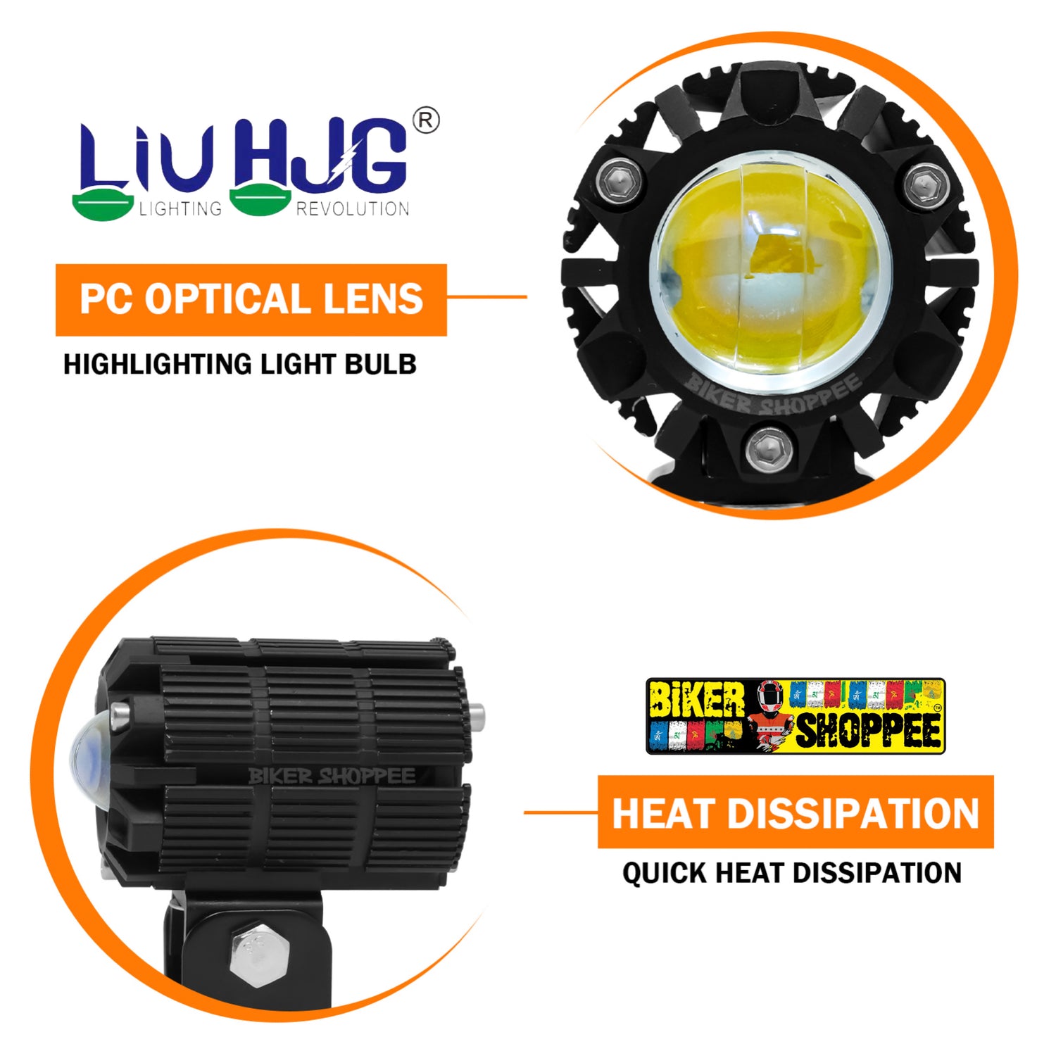 LIU HJG CYBER PULSE NEW MINI DRIVE LED FOG LIGHT | BIKER SHOPPEE