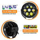 LIU HJG HYPER PLUSE HP 111 NEXT GEN AUXILIARY LED LIGHT WITH HARNESS | BIKER SHOPPEE
