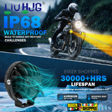 LIU HJG HYPER PLUSE HP 111 NEXT GEN AUXILIARY LED LIGHT WITH HARNESS | BIKER SHOPPEE