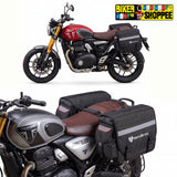 MOTOBROS 70L FLY MOTORCYCLE SADDLE BAGS | BIKER SHOPPEE