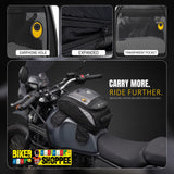 MOTOBROS FLY 15L EXPANDABLE MAGNETIC TANK BAG WITH RAIN COVER | BIKER SHOPPEE