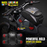 MOTOBROS FLY 15L EXPANDABLE MAGNETIC TANK BAG WITH RAIN COVER | BIKER SHOPPEE