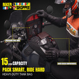 MOTOBROS FLY 15L EXPANDABLE MAGNETIC TANK BAG WITH RAIN COVER | BIKER SHOPPEE