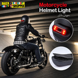 UNIVERSAL MOTORCYCLE HELMET LED WARNING LIGHT 3 MODE RED | BIKER SHOPPEE