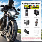 MOTORCYCLE WINDSHIELD ACTION CAMERA CLAMP MOUNT FOR GOPRO INSTA360 DJI | BIKER SHOPPEE