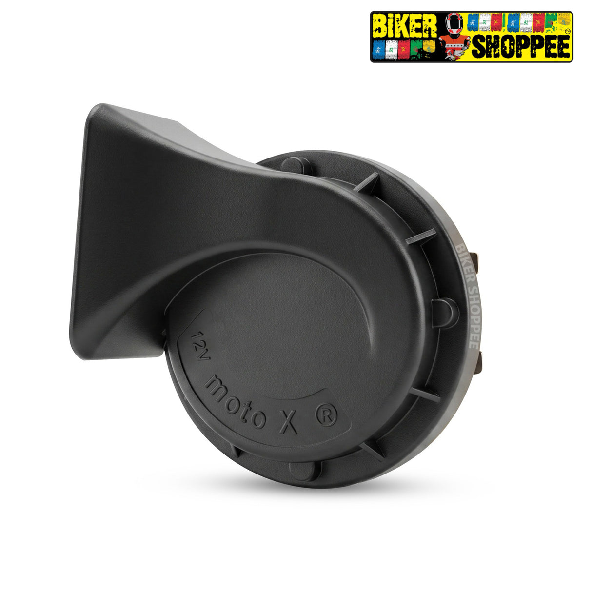 MOTOX UNIVERSAL TRUMPET HORN FOR MOTORCYCLE SUPER TONE | BIKER SHOPPEE