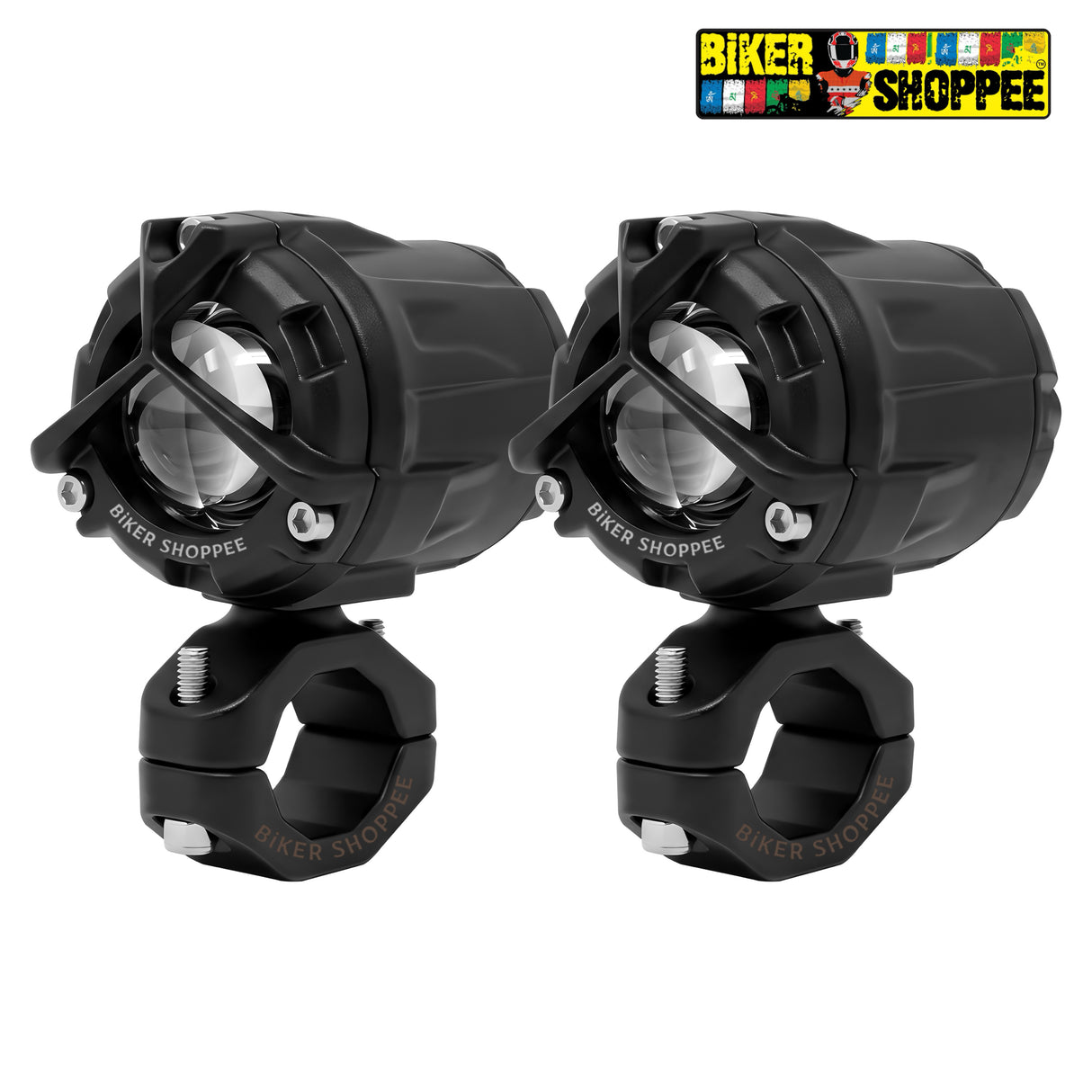 MOTO GENIUS VK350-MINI 45W LED FOG LIGHT WITH WIREHARNESS KIT | BIKER SHOPPEE