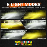 MOTO GENIUS VK700 120W LED FOG LIGHT WITH WIREHARNESS KIT THUNDER DOME 7X | BIKER SHOPPEE