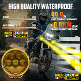 MOTO GENIUS VK700 120W LED FOG LIGHT WITH WIREHARNESS KIT THUNDER DOME 7X | BIKER SHOPPEE