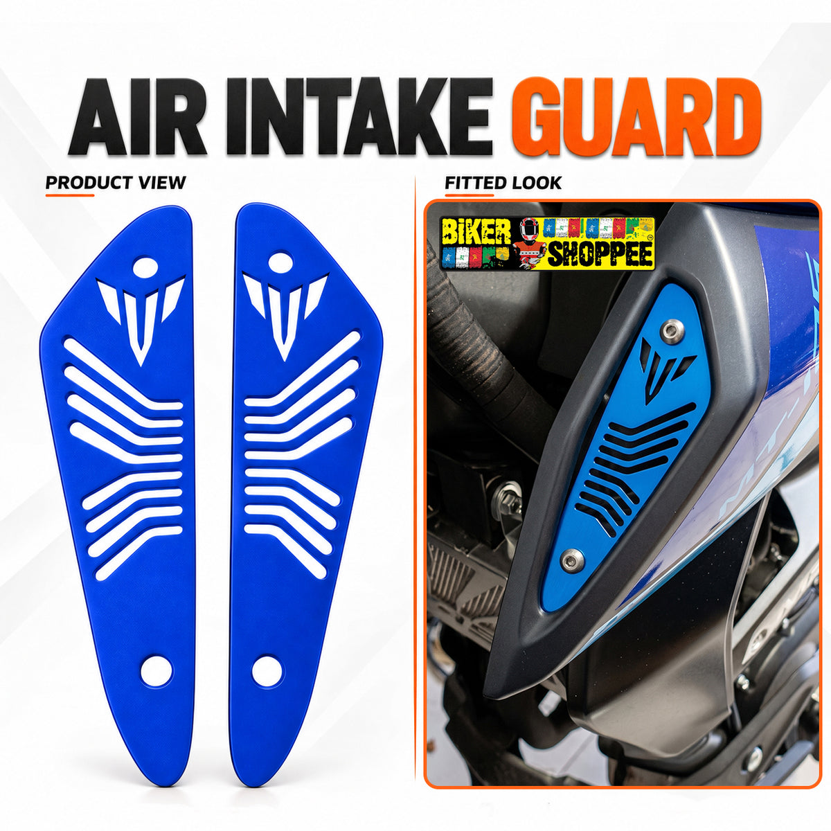 YAMAHA MT15 AIR INTAKE COVER BLUE | BIKER SHOPPEE
