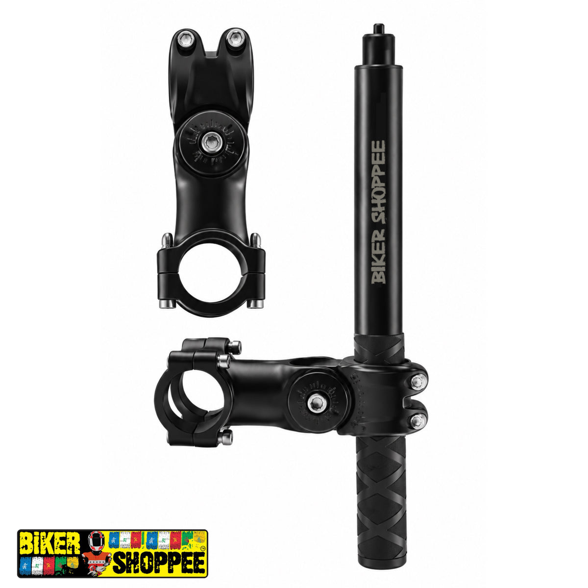 MOTORCYCLE TELESCOPIC SELFIE STICK WITH HANDLEBAR CAMERA MOUNT FOR INSTA360 GOPRO DJI | BIKER SHOPPEE