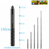 MOTORCYCLE TELESCOPIC SELFIE STICK WITH HANDLEBAR CAMERA MOUNT FOR INSTA360 GOPRO DJI | BIKER SHOPPEE