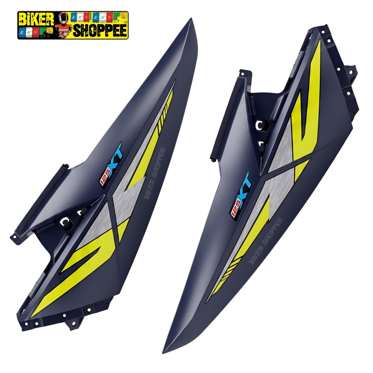 TVS NTORQ 125 OUR BODY KIT XT NEON BLUE EDITION | BIKER SHOPPEE