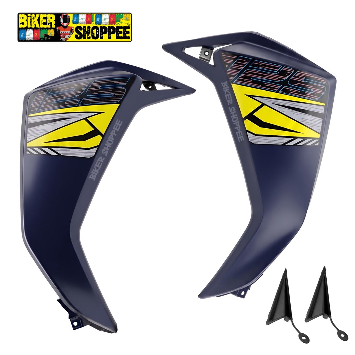 TVS NTORQ 125 OUR BODY KIT XT NEON BLUE EDITION | BIKER SHOPPEE