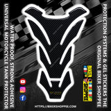 PREMIUM MOTORCYCLE RACING CARBON FIBER 2 TANK PAD | BiKER SHOPPEE