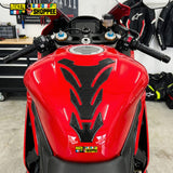 PREMIUM MOTORCYCLE RACING CARBON FIBER 2 TANK PAD | BiKER SHOPPEE