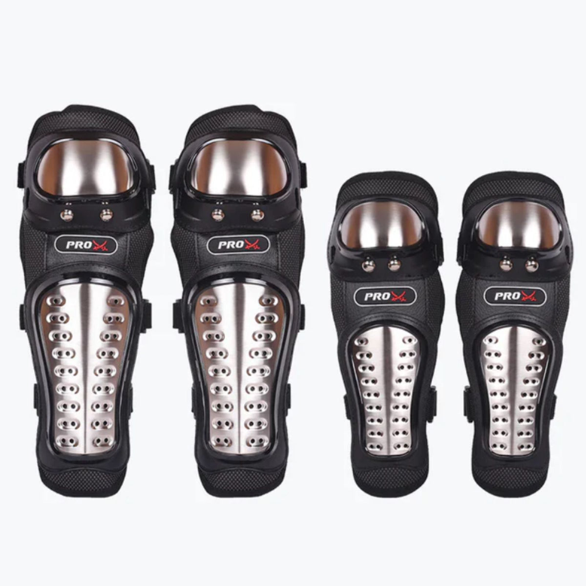 PRO X MOTORCYCLE KNEE & ELBOW GUARD SET | BIKER SHOPPEE