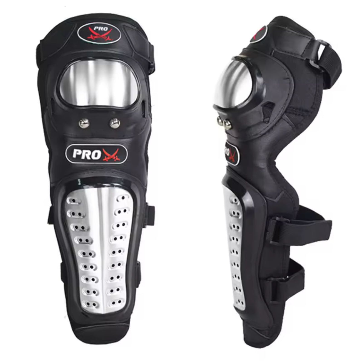 PRO X MOTORCYCLE KNEE & ELBOW GUARD SET | BIKER SHOPPEE
