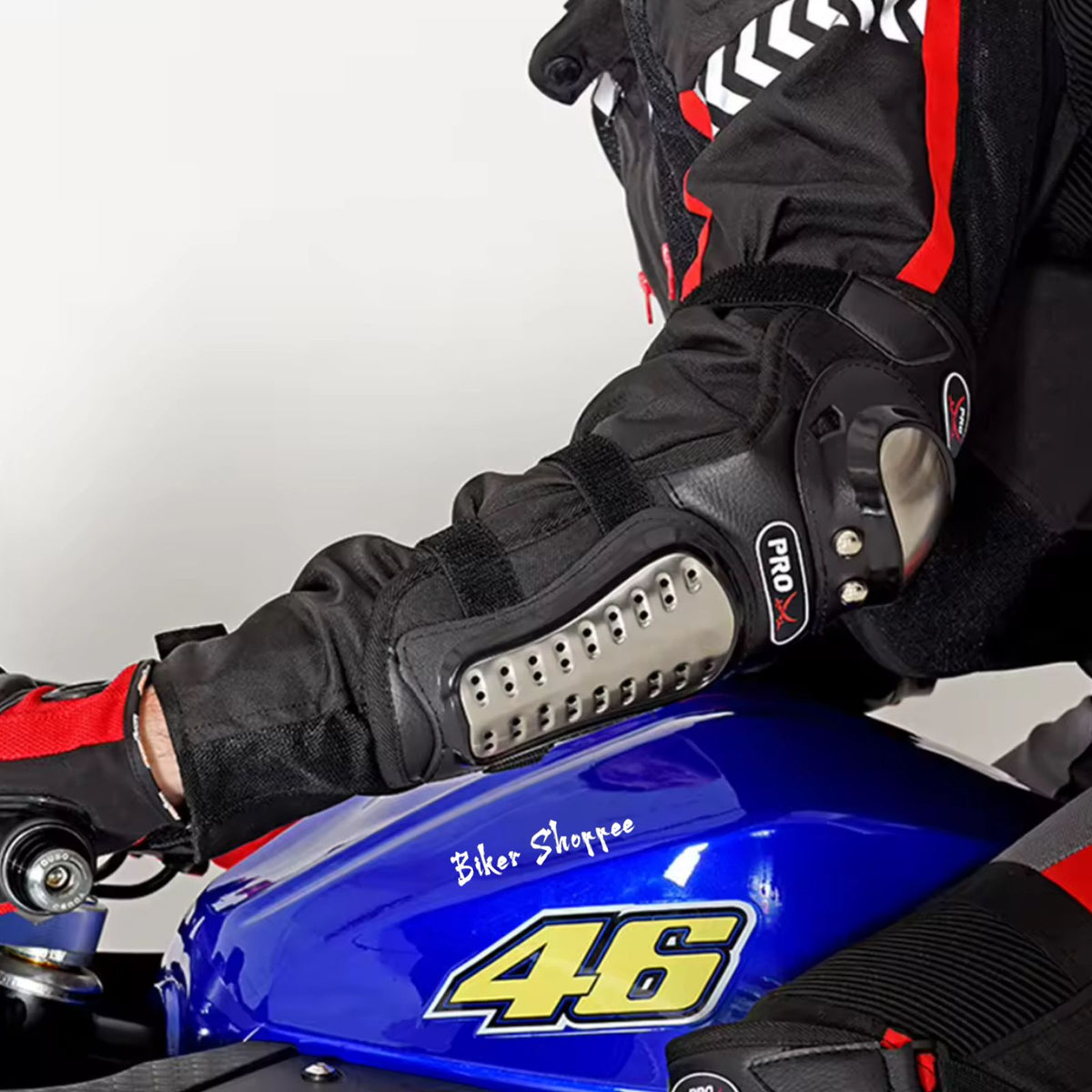 PRO X MOTORCYCLE KNEE & ELBOW GUARD SET | BIKER SHOPPEE