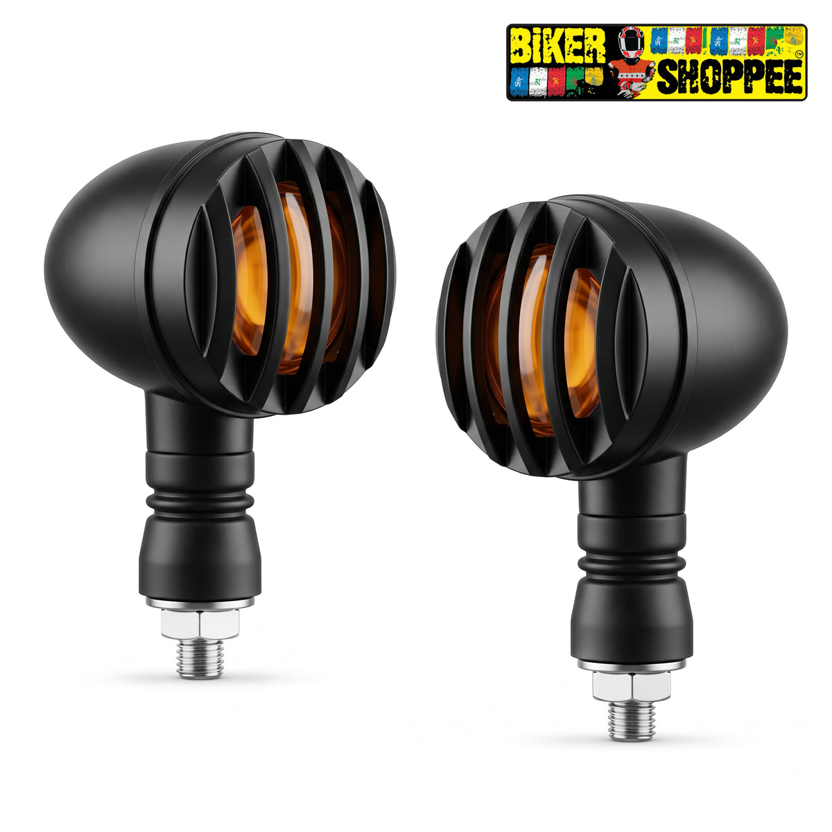 UNIVERSAL MOTORCYCLE RETRO LED INDICATOR DUAL SIDE | BIKER SHOPPEE