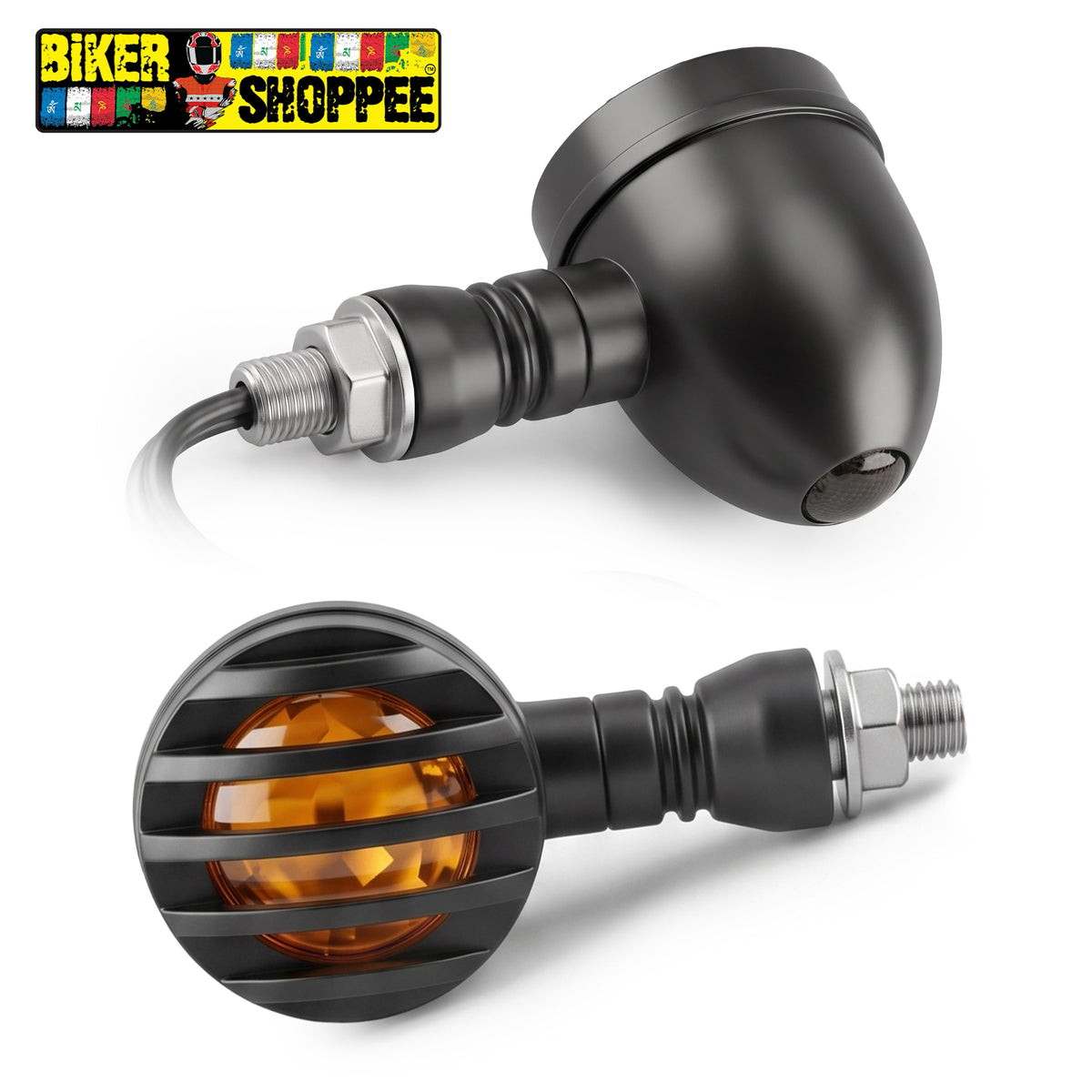 UNIVERSAL MOTORCYCLE RETRO LED INDICATOR DUAL SIDE | BIKER SHOPPEE