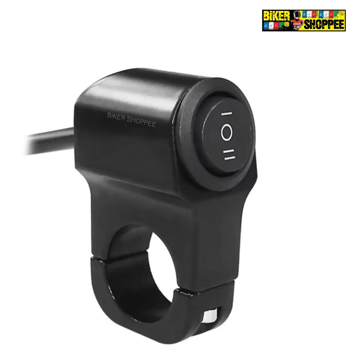 SINGLE 3 WAY SWITCH FOR MOTORCYCLE BLACK 2.0 BIKER SHOPPEE