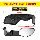 STEALTH MAX V2 FOLDABLE AEROBLADE 360 WING FIN MIRROR | BIKER SHOPPEE