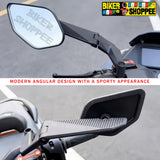 STEALTH MAX V2 FOLDABLE AEROBLADE 360 WING FIN MIRROR | BIKER SHOPPEE