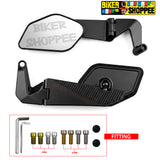 STEALTH MAX V2 FOLDABLE AEROBLADE 360 WING FIN MIRROR | BIKER SHOPPEE