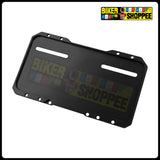 Universal CNC aluminum motorcycle number plate frame front and rear set for all indian bikes and scooters original Biker Shoppee