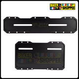 Universal CNC aluminum motorcycle number plate frame front and rear set for all indian bikes and scooters original Biker Shoppee