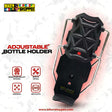 Universal adjustable motorcycle bottle holder black ABS plastic handlebar mount for sports bikes and naked bikes Biker Shoppee