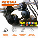 UNIVERSAL ADJUSTABLE MOTORCYCLE HANDLEBAR RISER | BIKER SHOPPEE