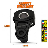 UNIVERSAL ADJUSTABLE MOTORCYCLE HANDLEBAR RISER | BIKER SHOPPEE