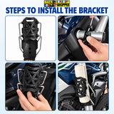 UNIVERSAL ADJUSTABLE MOTORCYCLE WATER BOTTLE HOLDER | BIKER SHOPPEE