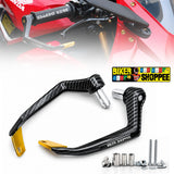 UNIVERSAL ELITE RACING CARBON LEVER GUARD GOLDEN | BIKER SHOPPEE