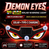 EVIL EYE SOLAR WARNING LIGHT FOR MOTORCYCLE | BIKER SHOPPEE