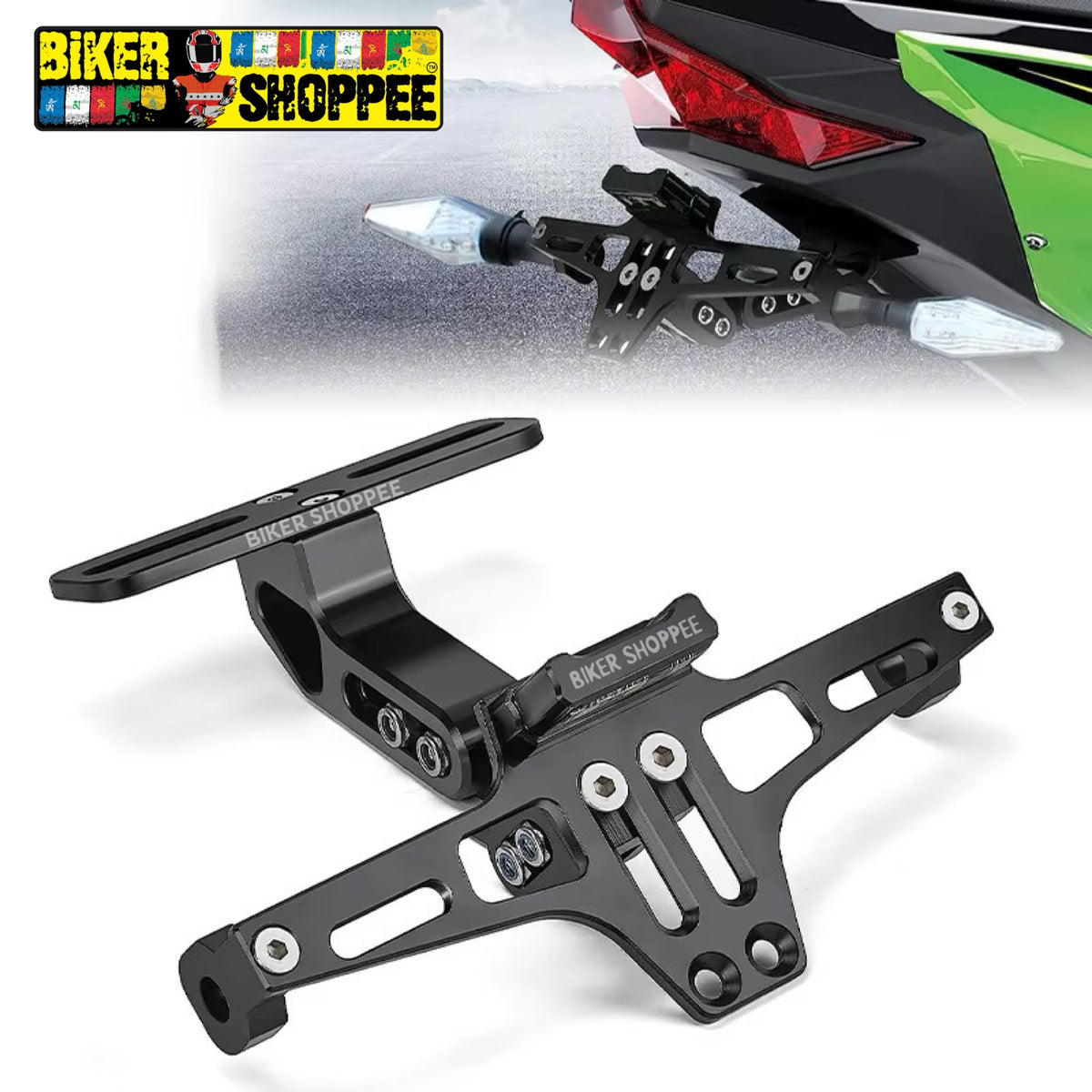 biker shoppee, biker shoppee motorcycle accessories, biker shoppee motorcycle accessories india, biker shoppee tail tidy, biker shoppee cnc tail tidy, biker shoppee led tail tidy, biker shoppee motorcycle tail tidy, biker shoppee number plate holder, biker shoppee fender eliminator, biker shoppee bike modification accessories, universal motorcycle tail tidy, cnc led motorcycle tail tidy, adjustable motorcycle tail tidy, motorcycle number plate holder, led number plate holder motorcycle
