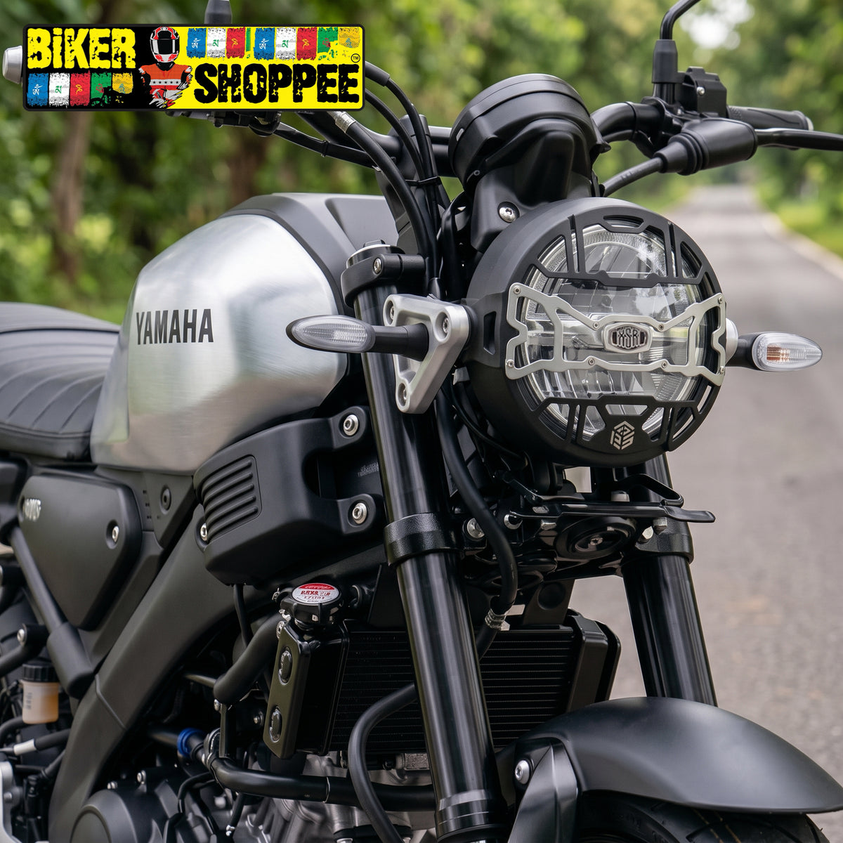 YAMAHA XSR 155 PREMIUM HEADLIGHT GRILL COVER | BIKER SHOPPEE