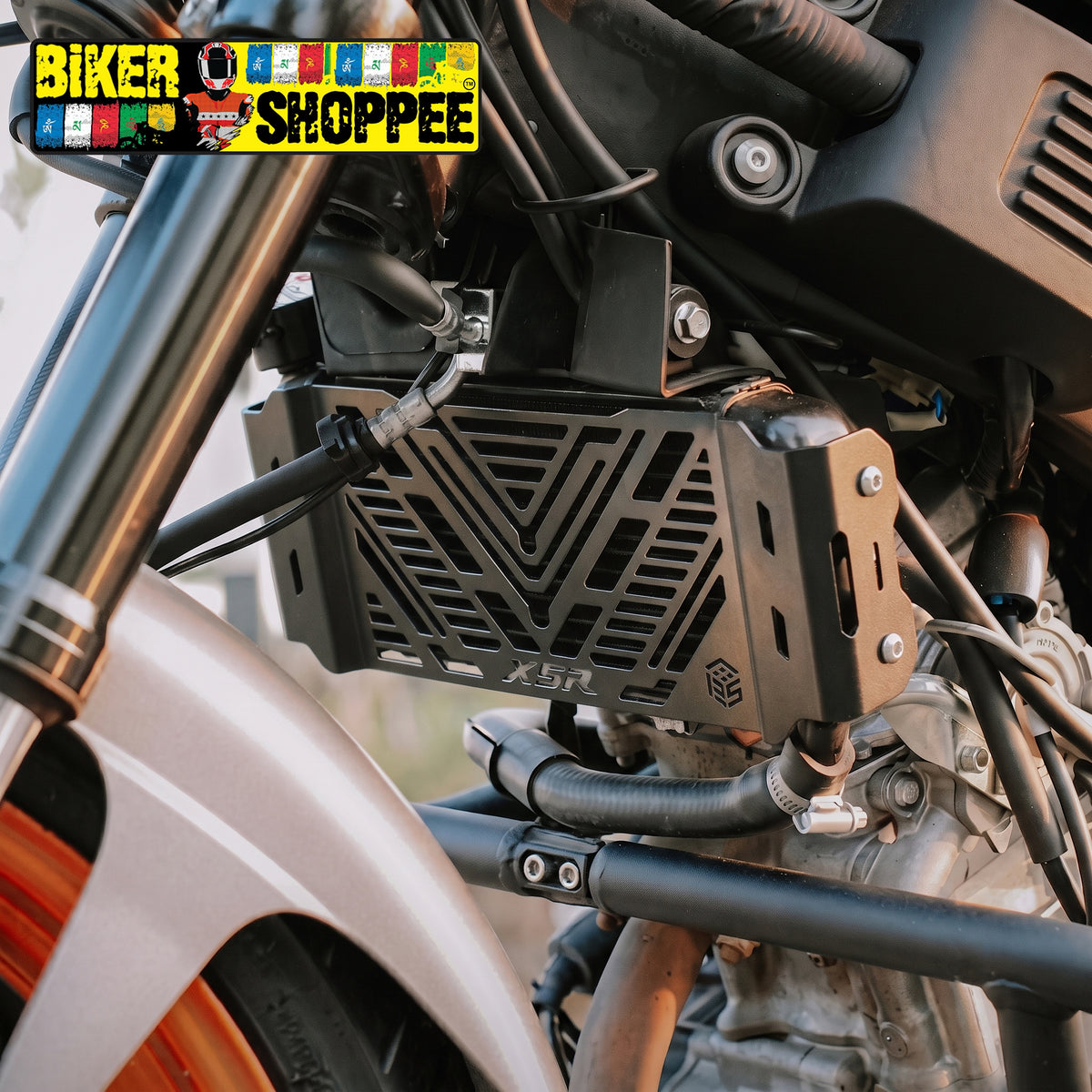 YAMAHA XSR 155 RADIATOR GUARD | BIKER SHOPPEE