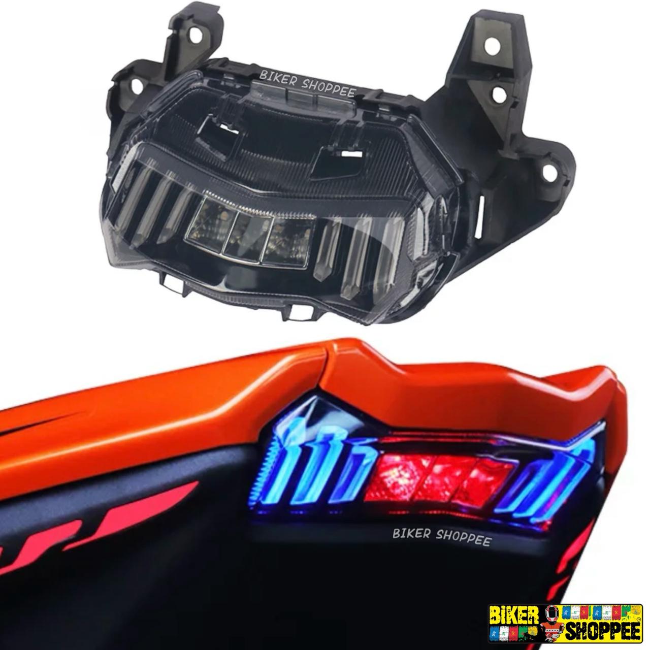 YAMAHA AEROX 155 INTEGRATED MULTI-COLOR LED TAIL LIGHT 2.0 | BIKER SHOPPEE