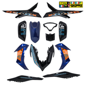 Give your Yamaha Aerox 155 the exclusive identity it deserves. Install our brand-new body kit and witness a dramatic change in both visual appeal and on-road authority. with Biker Shoppee 