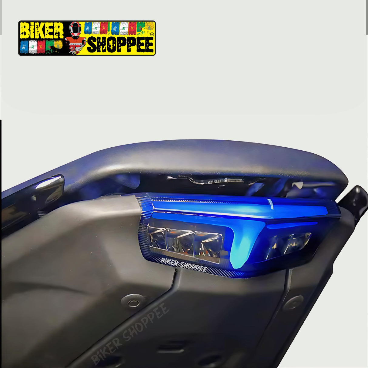 YAMAHA MT15 RGB INTEGRATED LED TAIL LIGHT WITH APP CONTROL | BIKER SHOPPEE
