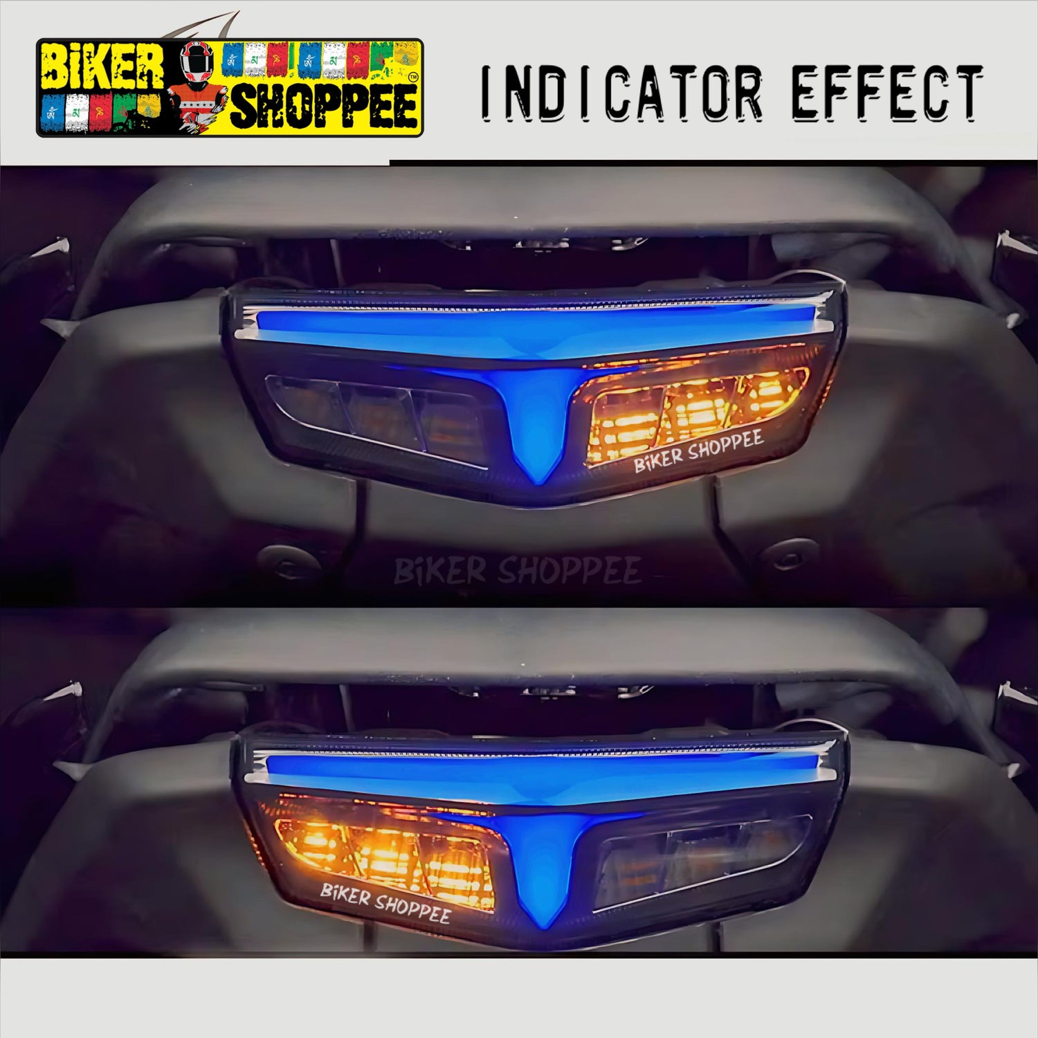 YAMAHA MT15 RGB INTEGRATED LED TAIL LIGHT WITH APP CONTROL | BIKER SHOPPEE