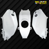 Yamaha R15 V4 full body kit white color complete fairing set with tank and side panels Biker Shoppee
