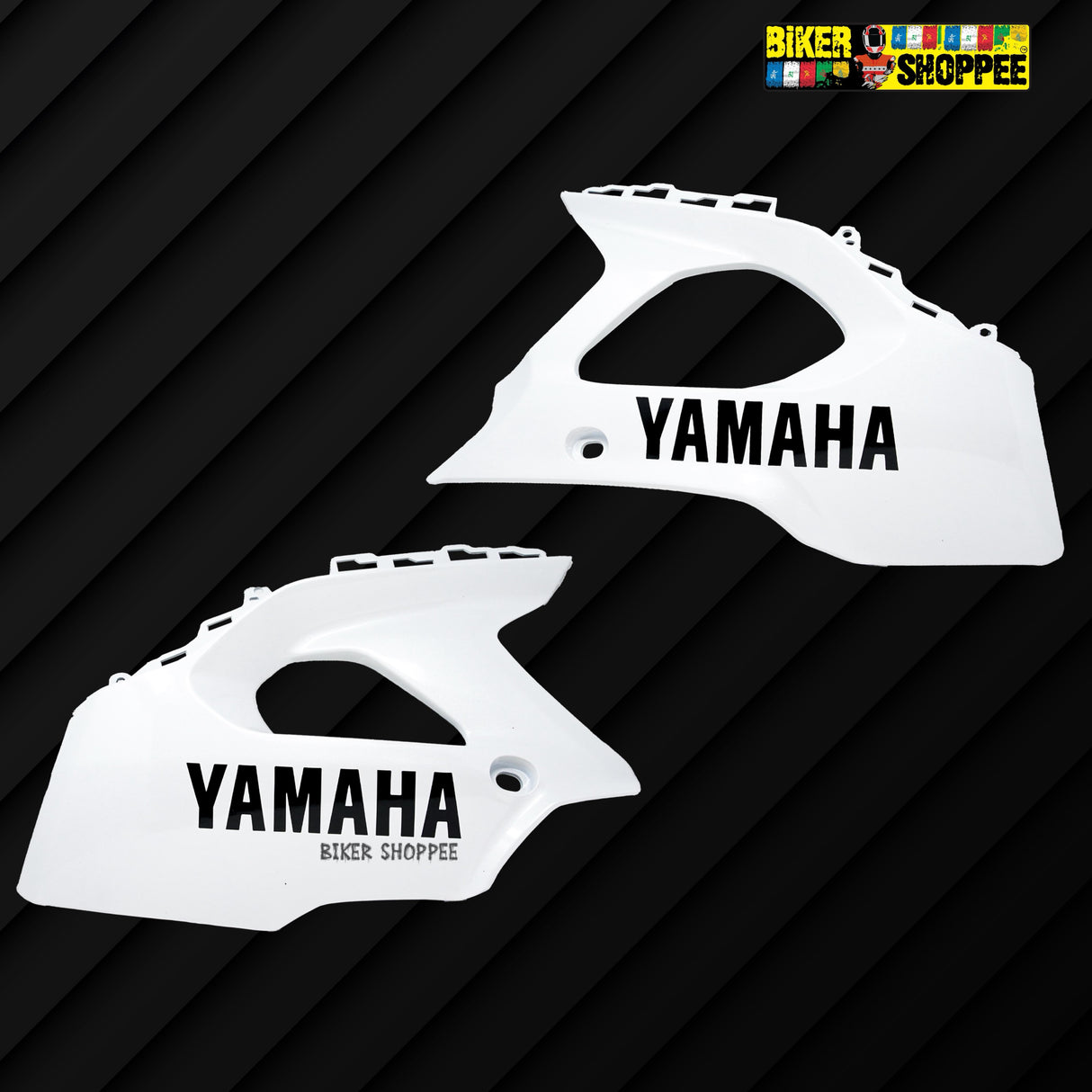 Yamaha R15 V4 full body kit white color complete fairing set with tank and side panels Biker Shoppee