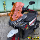YAMAHA AEROX 155 TOURING VISOR ORANGE | BIKER SHOPPEE