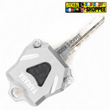 YAMAHA CNC KEY CASE COVER SILVER FOR R15 V3 R15 V4 MT15 FZ | BIKER SHOPPEE