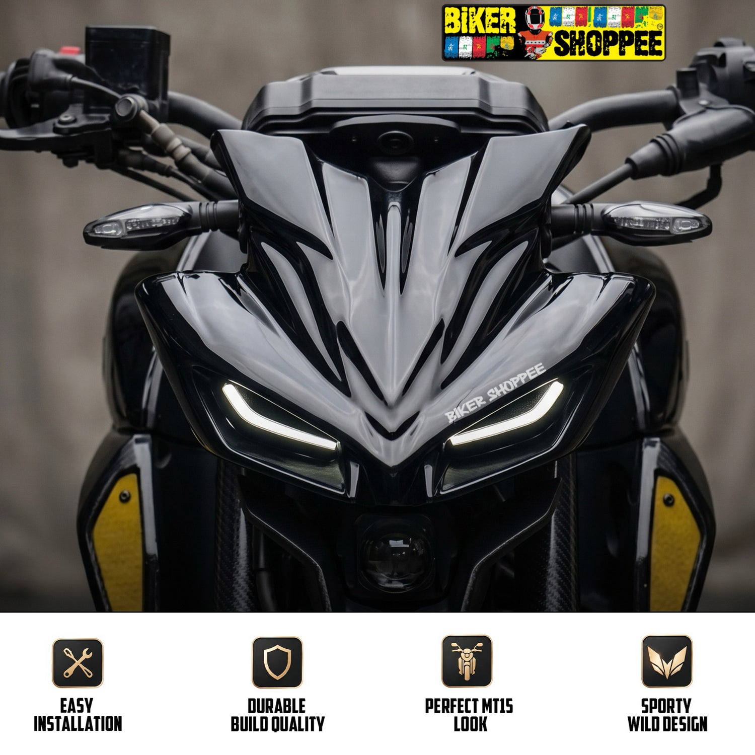 YAMAHA MT15 WILD MASK | BIKER SHOPPEE