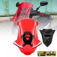 Yamaha Aerox 155 style touring visor windshield with honeycomb graphics and mounting bracket original Biker Shoppee